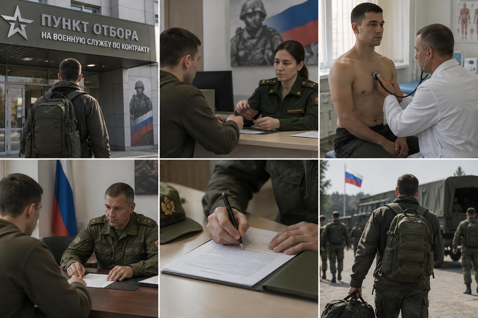 Контракт на СВО через пункт отбора