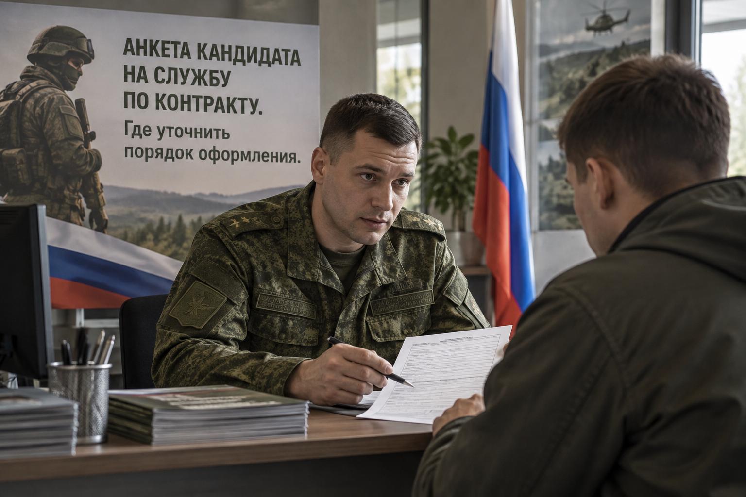 Анкета кандидата на службу по контракту. Где уточнить порядок оформления Анкета кандидата на службу по контракту. Где уточнить порядок оформления