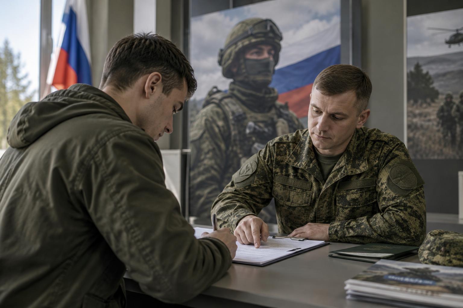 Анкета кандидата на службу по контракту